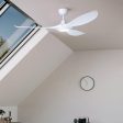 60  Kurrawa DC Ceiling Fan White, Black with Light 2061880x Eglo Lighting Sale