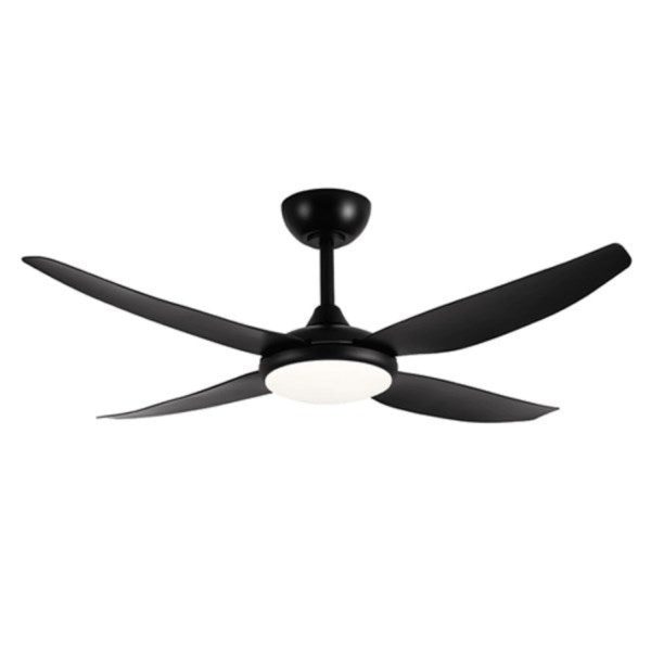 52″ (1320mm) Amari Smart DC Ceiling Fan with LED CCT Light in Black Sale