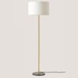 Hedra Floor Lamp in Matt Black or Matt Brass Supply