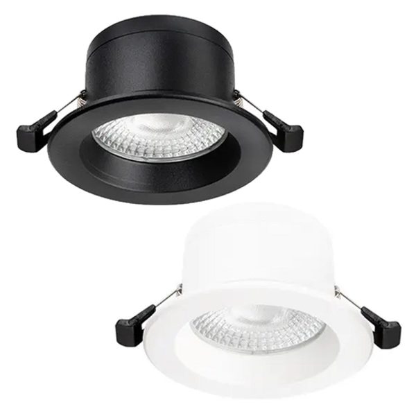 76-92mm LED Downlight 7w Black, White CCT CRI 90+ Econoled EC7 Trend Lighting For Sale