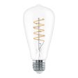 7.3w LED E27 ST64 Pear Globe Warm White 2700k 110318 Fashion