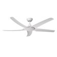 56  Hover DC Ceiling Fan Black, White 60060, 60061 Domus Lighting Hot on Sale