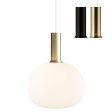 Alton 25 Pendant Light Opal White, Smoke Glass on Sale