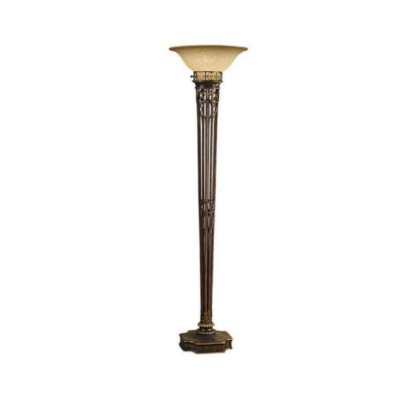 Opera Torchiere E27 in Firenze Gold Elstead Lighting - ELS.FE-OPERA-TCH Hot on Sale