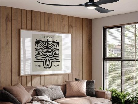 72  Kurrawa DC Ceiling Fan White, Black with Light 2061910x Eglo Lighting on Sale