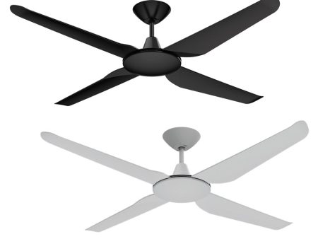 52  Motion DC Ceiling Fan Black, White 60040, 60041 Domus Lighting Online