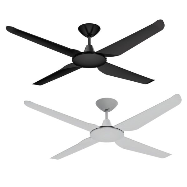 52  Motion DC Ceiling Fan Black, White 60040, 60041 Domus Lighting Online