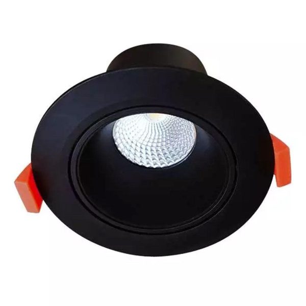 90mm Rex Gimbal LED Downlight 9w Matt Black, Matt White CCT TLRG3459 Martec Lighting Online now