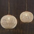 Palermo Chandelier Available in Different Sizes 1x40w E27 in Antique Brass Supply