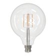 7.5w LED B22 G125 Globe Warm White 2700k, Daylight 5000k 205958, 205961 Dimmable Supply