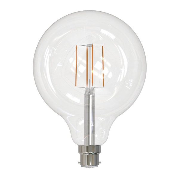 7.5w LED B22 G125 Globe Warm White 2700k, Daylight 5000k 205958, 205961 Dimmable Supply