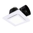 270m³ hr, 400m³ hr Sarico LED CCT Exhaust Fan Square - White Cheap