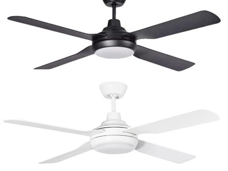 56  Discovery II AC Ceiling Fan Black, White with Light MDF1443M, MDF1443W Martec Lighting Supply