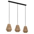 Alderney Pendant Light 3Lt in Natural For Cheap