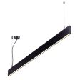 LED Linkable Office Pendant Light (Black White Silver) Eurotech - SPEND40-600-BLK, SPEND40-600-WH, S4090DEG-WH, S40STRT Sale