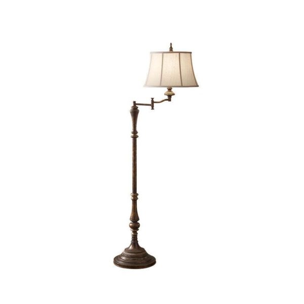 Gibson  4Lt Floor Lamp E27 in Cambridge Crackle Finish Elstead Lighting - ELS.FE-GIBSON Online now