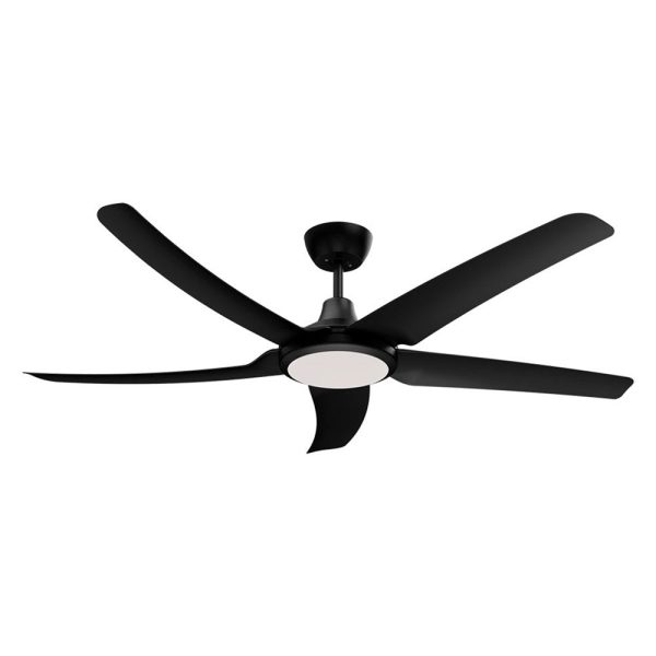 56  Hover DC Ceiling Fan Black, White with Light 60070, 60071 Domus Lighting Sale