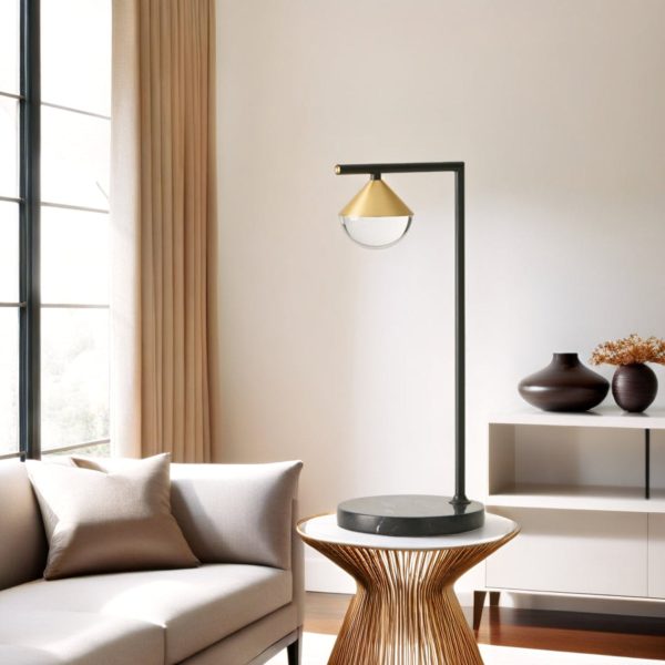 Nino LED Table Lamp Matt Black, Matt Gold ARO.S1275 Aromas Del Campo Online Hot Sale