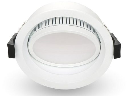 95-100mm Gimble Downlight 10w White CCT AT9020 TRI Atom Lighting Supply