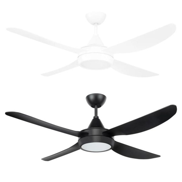 52  Vector-II AC Ceiling Fan White, Black with Light 22293 XX Brilliant Lighting For Cheap