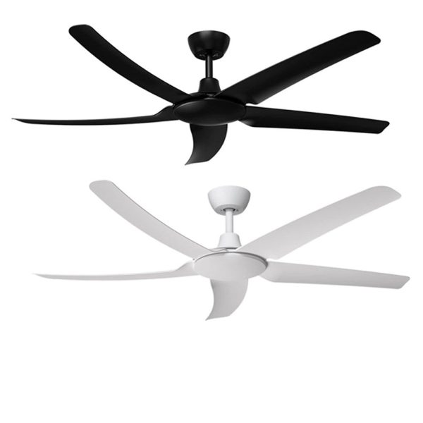 56  Hover DC Ceiling Fan Black, White 60060, 60061 Domus Lighting Hot on Sale