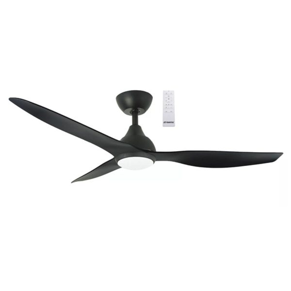 52  Avoca Smart WIFI DC Ceiling Fan Black, White Oak, White with Light MADC1333 Martec Lighting Online Sale